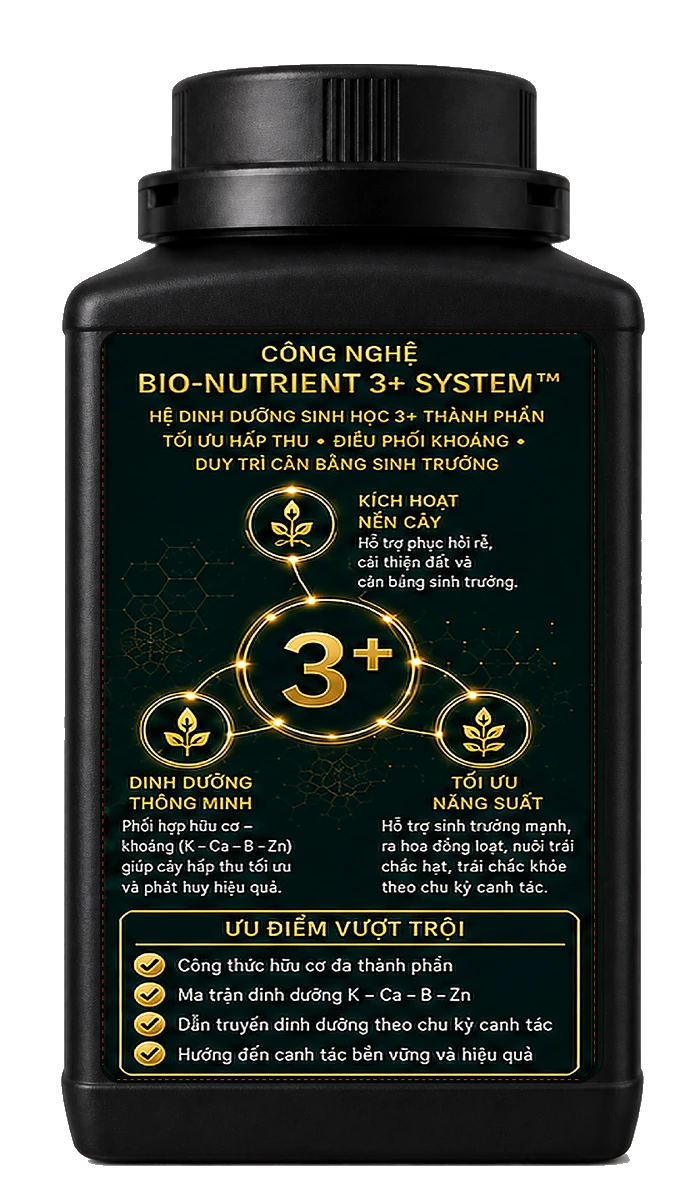 NOVALAB FRUIT 3+ · Mặt công nghệ